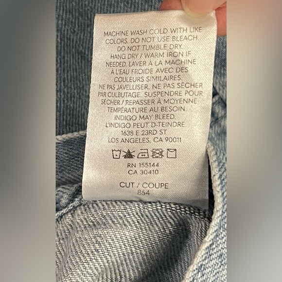 BOYISH by Her The Nico Cargo Style Cinched Ankle Light Wash Jeans NWT Sz 29 - Picture 8 of 11